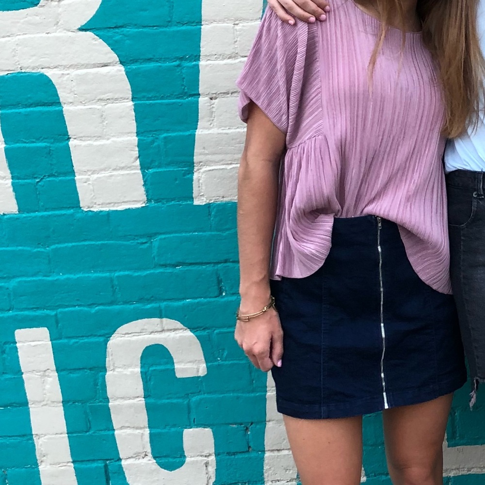 Madewell mauve top